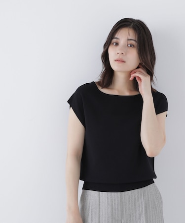総針ベーシックシリーズ ボートネックニット