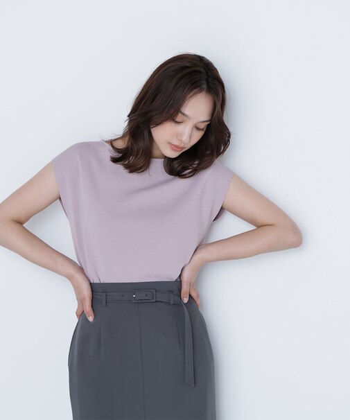 総針ベーシックシリーズ ボートネックニット