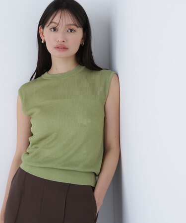 シアーリブニット