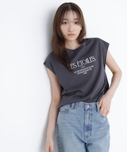 フレンチスリーブロゴTシャツ