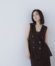 メッシュレース SETUP ジレ