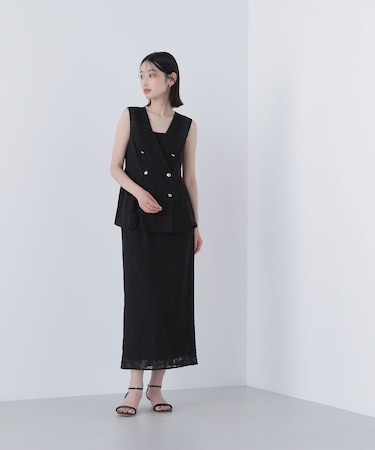 メッシュレース SETUP ナロースカート
