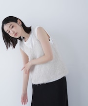 フリンジニットベストセット