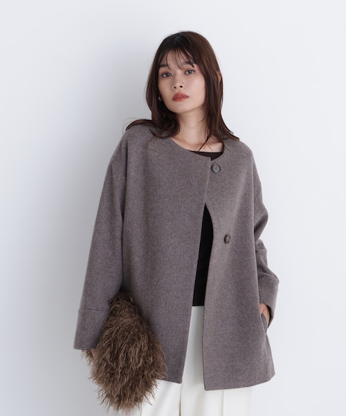 毎日に“ちょうどいい”カシミヤ混コート｜ナチュラルビューティー