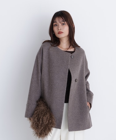 毎日に“ちょうどいい”カシミヤ混コート