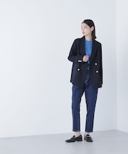 ＜骨格ストレート＞セミテーパードデニムパンツ