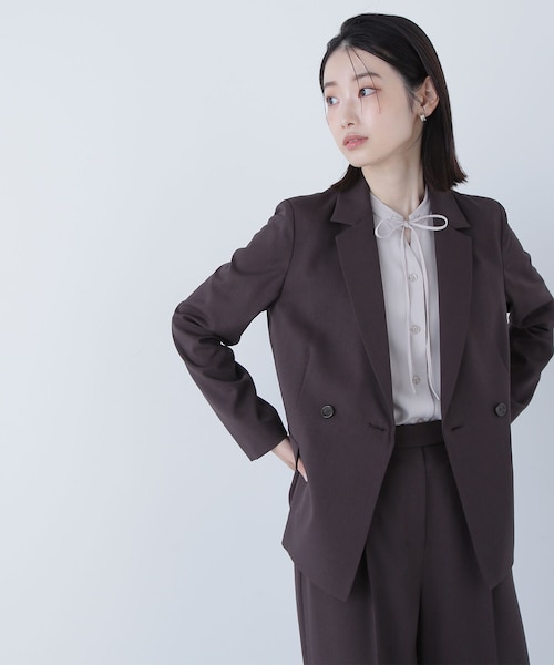 NATURAL BEAUTY BASICジャケット 楽天市場】【SALE／50%OFF】PeサテンストレッチSETUPシリーズ ノー