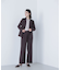 パウダリーツイルセットアップシリーズ　ワイドストレートパンツ