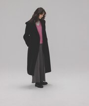 フーデッドロングコート