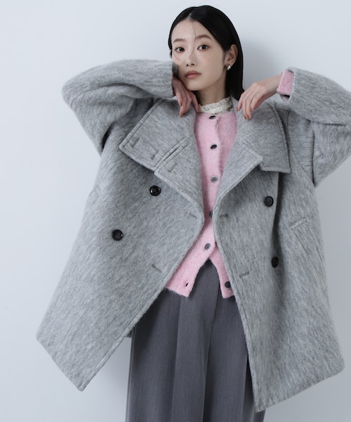 amiur シャギーミディコート 2way shaggy midi coat【Amiur × minami】 / 2wayシャギーミディ