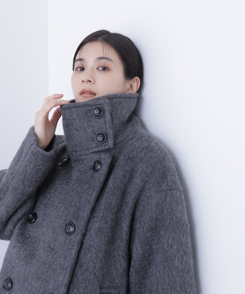 amiur シャギーミディコート 2way shaggy midi coat【Amiur × minami】 / 2wayシャギーミディ