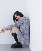 フリンジニット SETUP ミニスカート
