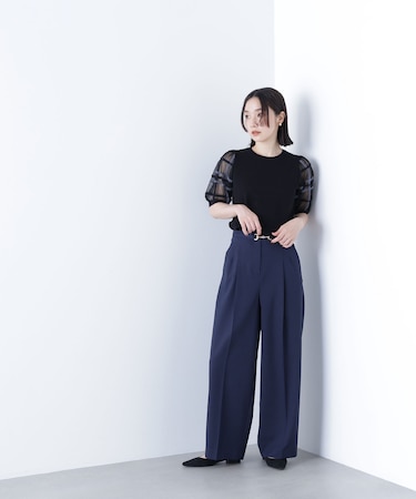 ビットベルトワイドパンツ