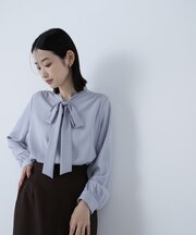 リボンボウタイブラウス