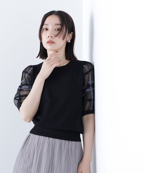 ★Ted Baker PRICILA シェイプスリーブニット 上質マキシ★ Ted Baker Sukienka koktajlowa 276317 Czarny Regular Fit