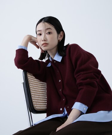 FOX接結ニットジャケット