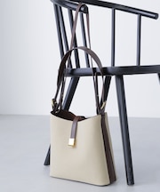 スウェードコンビワンショルダーバッグ