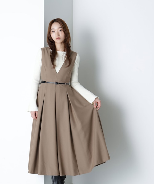 ベルテッドタックジャンスカ｜ナチュラルビューティーベーシックの通販