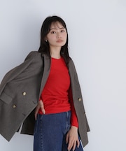 シアーカットソーシリーズ クルーネック