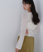 レースニットプルオーバー