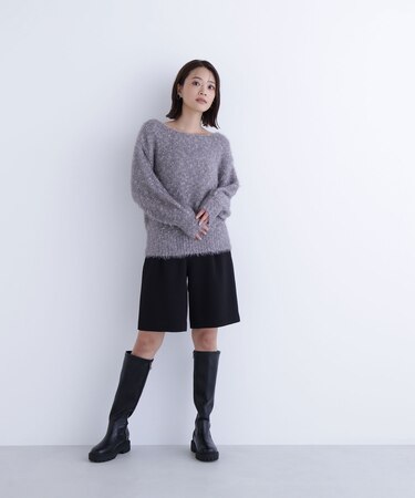 ハイウエストショートパンツ