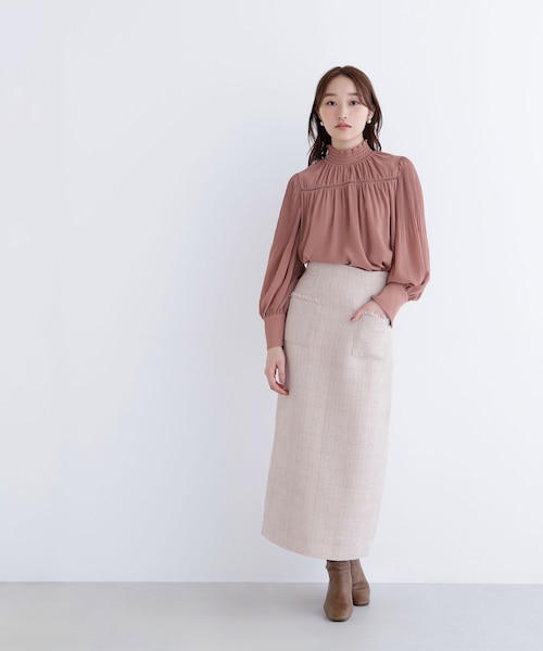 Natural Beauty Basic ツイーディーナロースカート PS NATURAL BEAUTY BASIC｜ツイーディーナロースカート | Rakuten