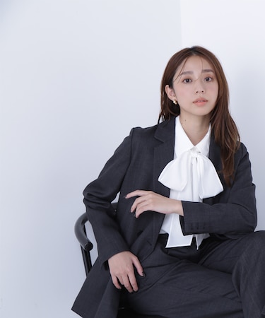 シャークスキン SETUPダブルブレストジャケット