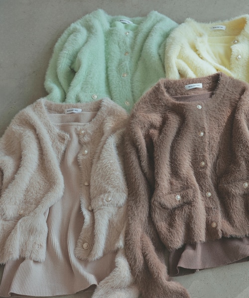 TALLサイズ 〕 ウール混スムース ジップカーディガン｜コムサの通販