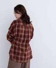 2wayチェックシャツ