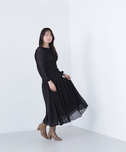 シャーリングシアーワンピース