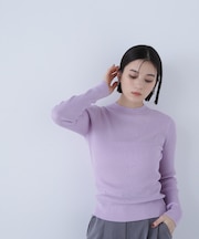 ウールブレンドニットシリーズ モックネック