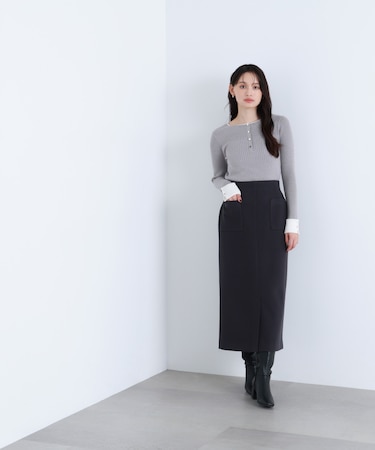 圧縮ジャージーシリーズ ナロースカート