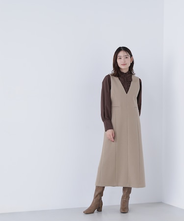 圧縮ジャージーシリーズ ジャンパースカート