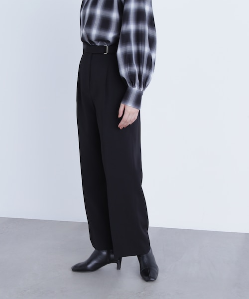 troisieme chaco／TWILL パンツ(セットアップ可)｜ナノ・ユニバースの