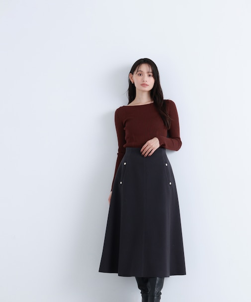 圧縮ジャージーシリーズ フレアスカート