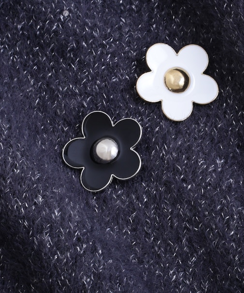 ノスタルジックフラワーブローチ