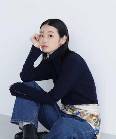 ベーシックタートルネックニット