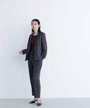 ウーステッドライクツイル SETUP テーパードパンツ