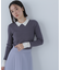 襟付ベーシックリブニット