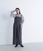 サイドボタンキャミオールインワン