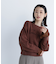 ロゴ刺繍ニット