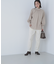 裏起毛イージーテーパードパンツ