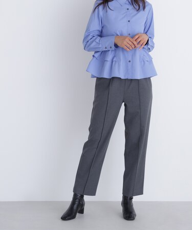 裏起毛イージーテーパードパンツ