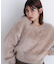 ヘアリーラメニットシリーズ Vネックニット