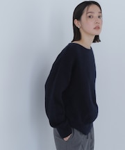 フォックス混オーバーニット