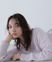 フォックス混オーバーニット