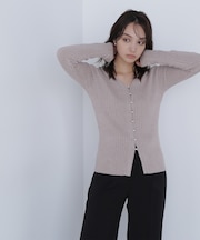 ラメモールカーディガン