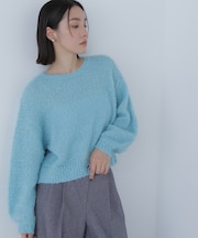 フェザーネップニット