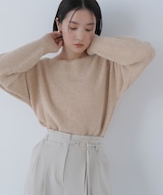 スパンコールフェザーラメニット