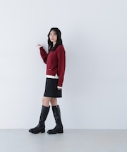 ポケットディテールミニスカート